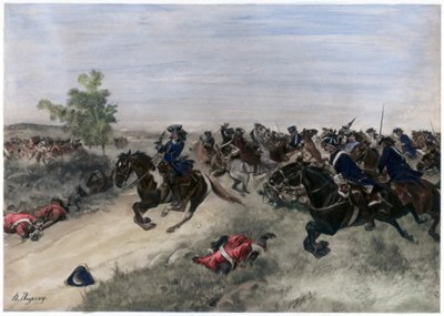 Blenheim Savaşı, 13 Ağustos 1704 by Unbekannt