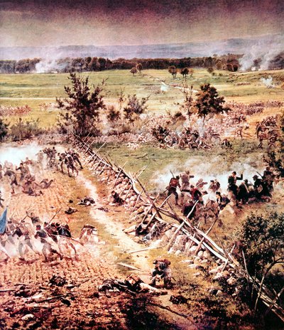 Gettysburg Savaşı, Amerikan İç Savaşı, 1-3 Temmuz 1863 by Unbekannt