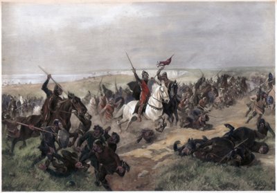 Hastings Savaşı, 14 Ekim 1066 by Unbekannt