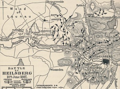 Heilsberg Savaşı, 10 Haziran 1807, 1896 by Unbekannt