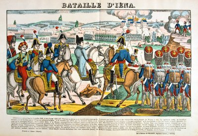 Jena Savaşı, 14 Ekim 1806, c1835 by Unbekannt