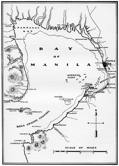 Manila Körfezi Savaşı, Filipinler, İspanya-Amerika Savaşı, 1898 by Unbekannt