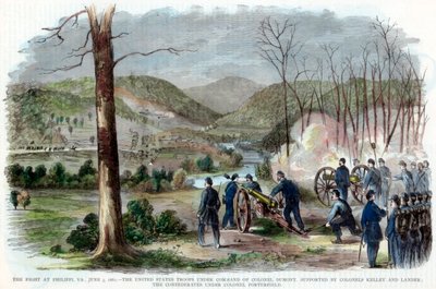 Philippi Savaşı, Batı Virjinya, Amerikan İç Savaşı, 3 Haziran 1861 by Unbekannt