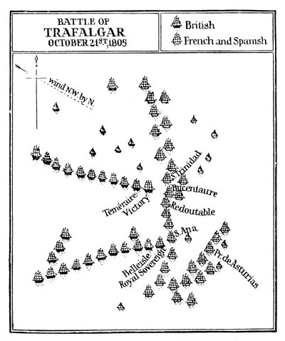 Trafalgar Savaşı, 1805 by Unbekannt