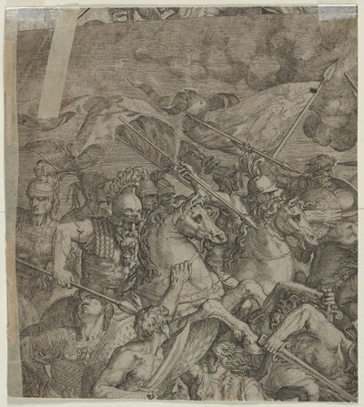 Milvian Köprüsü Savaşı fragmanı verso, 1500