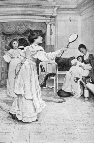 Battledore ve Raketle, 1906 by Unbekannt