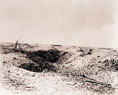 Battlefield, Tahure, kuzey Fransa, c1914-c1918 by Unbekannt