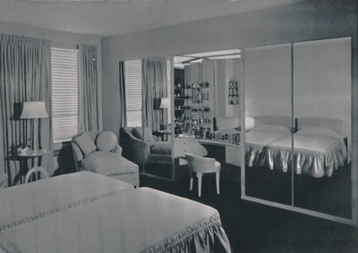 James F. Eppenstein tarafından tasarlanan yatak odası, Chicago, 1942 by Unbekannt