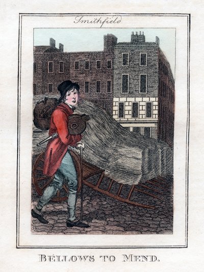 Mend Körükleri, Smithfield, Londra, 1805 by Unbekannt