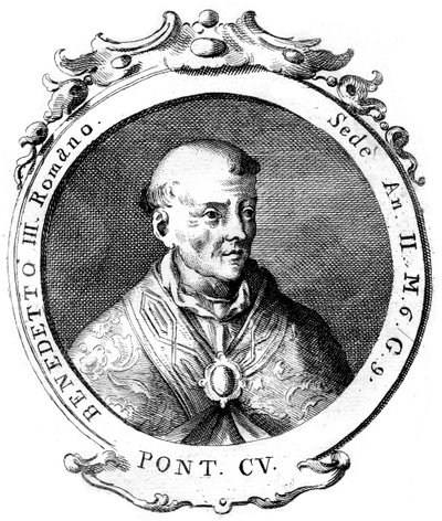 Benedict III, Katolik Kilisesi Papası by Unbekannt