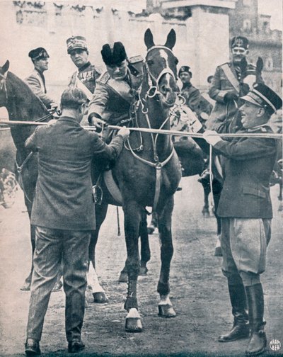 Benito Mussolini, İtalyan faşist lider, c1922-1933 by Unbekannt