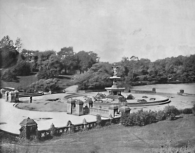 Bethesda Çeşmesi, Central Park, New York, c1897. by Unbekannt