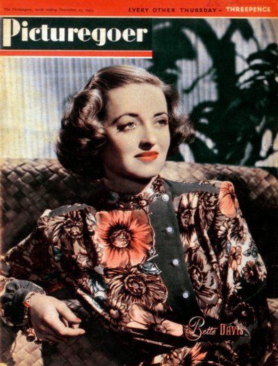 Bette Davis 1908-1989, Amerikalı oyuncu, 1943 by Unbekannt