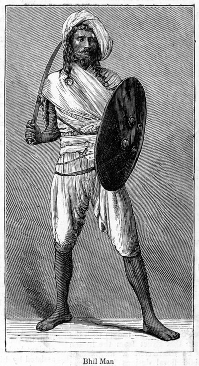 Bhil Mana, 1886 by Unbekannt