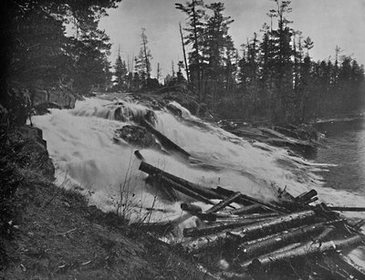 Big Falls, Peshtigo River, Wis., c1897. by Unbekannt