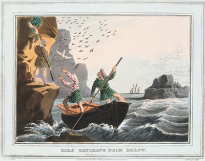 Aşağıdan Kuş Avı, Shetland Adaları, 1813 by Unbekannt