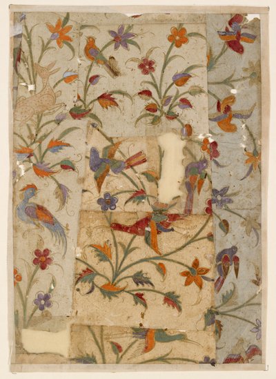 Kuşlar ve çiçekler, 17. yüzyıl by Unbekannt