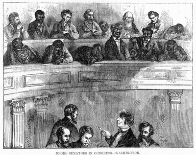 Kongrede Siyahi Senatörler - Washington, 1868 by Unbekannt