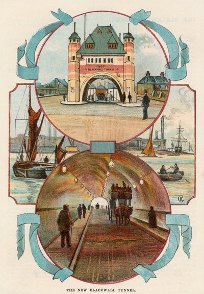 Blackwall Tüneli, Londra, c1900 by Unbekannt