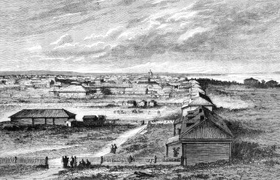 Blagoveshchensk, Sibirya, Rusya, 1895 by Unbekannt