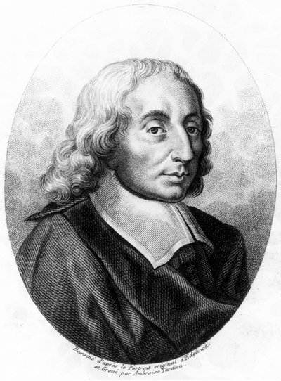 Blaise Pascal, Fransız matematikçi, fizikçi ve filozof, c 1660 by Unbekannt