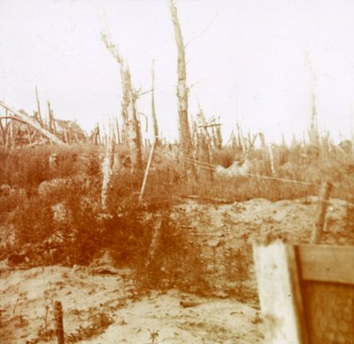 Kumlanmış ahşap, Nieuwpoort, Flanders, Belçika, c1914-c1918 by Unbekannt