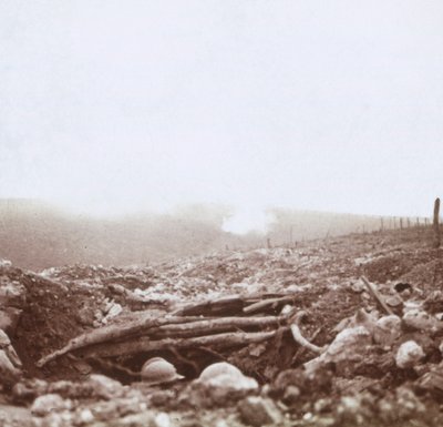 Bombardıman, Le Mort Homme, Dead Mans Tepesi, kuzey Fransa, c1914-c1918. by Unbekannt