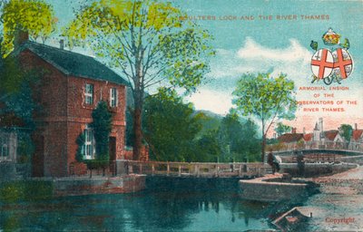 Boulters Lock ve Thames Nehri, c1910 by Unbekannt