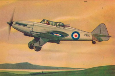 Boulton Paul Meydan Okuyan Savaşçı Tek Kanatlı Uçak, c1944. by Unbekannt