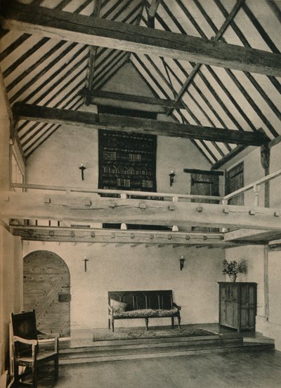 Boxhurst Çiftliği, Kent: Dans Odasının Sonu. Oliver Hill, c1928 tarafından restore edilmiş ve dönüştürülmüş by Unbekannt