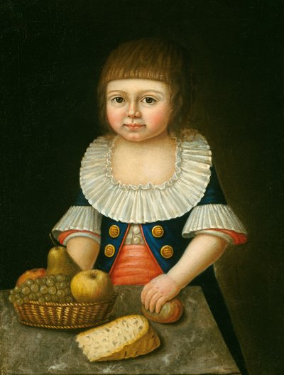 Meyve Sepeti Olan Çocuk, c. 1790. by Unbekannt