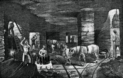 Bilston yakınlarındaki Bradley kömür madeni, 1886 by Unbekannt