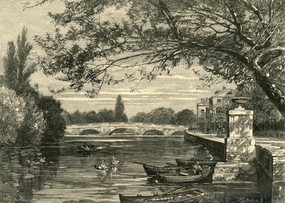 Ouse Üzerindeki Köprü, Bedford, 1898. by Unbekannt