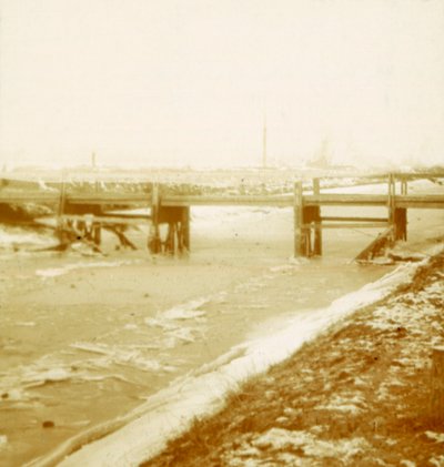 Poperinge Köprüsü, Flanders, Belçika, c1914-c1918 by Unbekannt