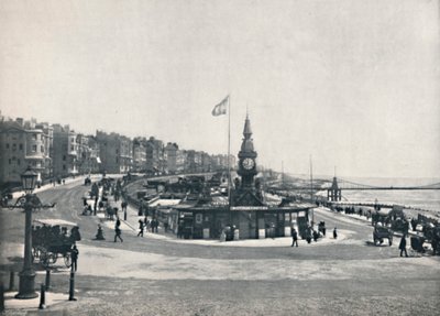 Brighton - Akvaryum Girişi, Zincir İskelesini Gösteriyor, 1895 by Unbekannt