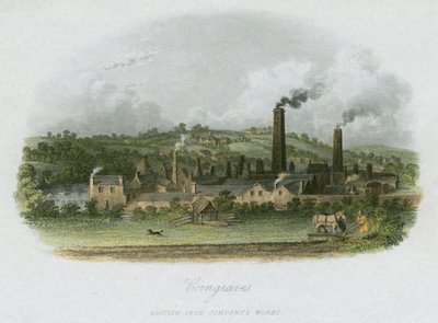 British Iron Company, Halesowen, West Midlands, c1835 yakınlarındaki Corngreaves