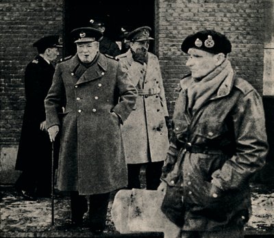 İngiltere Başbakanı Batı Cephesini Ziyaret Ediyor, 1944, 1945. by Unbekannt