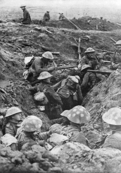 Ypres, Belçika, 30 Ekim 1917 yakınlarındaki Menin Yolu