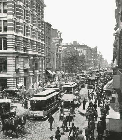 Broadway, New York, ABD, 1895. by Unbekannt