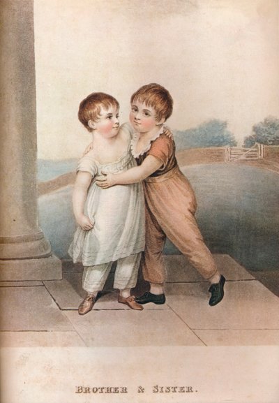 Erkek ve Kız Kardeş, 18. yüzyıl by Unbekannt