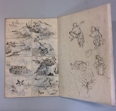 Yaşam ve Resimlerden Sonra Fırça ve Mürekkep Çizimleri, 1895 . by Unbekannt