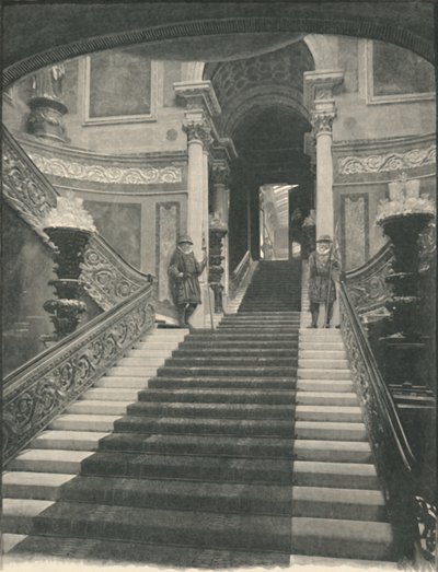 Buckingham Sarayı: Büyük Merdiven, 1886 by Unbekannt