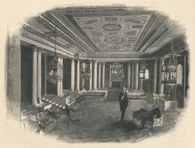 Buckingham Sarayı: Mermer Salon, 1886 by Unbekannt