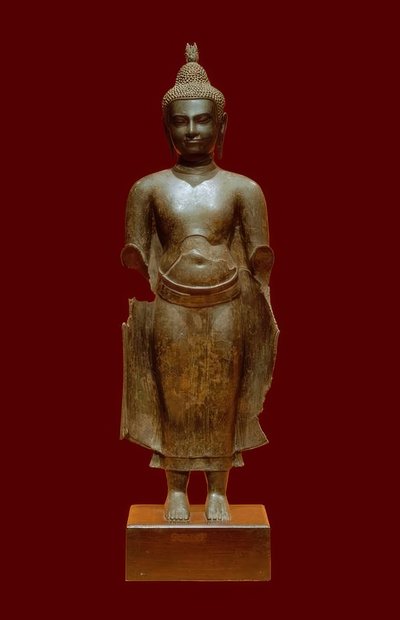 Buddha Khmer sanatı, Kamboçya, 14. yıl. by Unbekannt