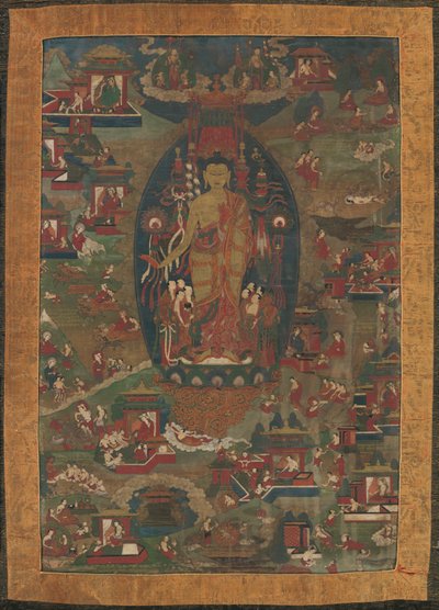 Buddha Shakyamuni ve Önceki Yaşamlarından Sahneler Jataka Masalları, 1573-1619. by Unbekannt