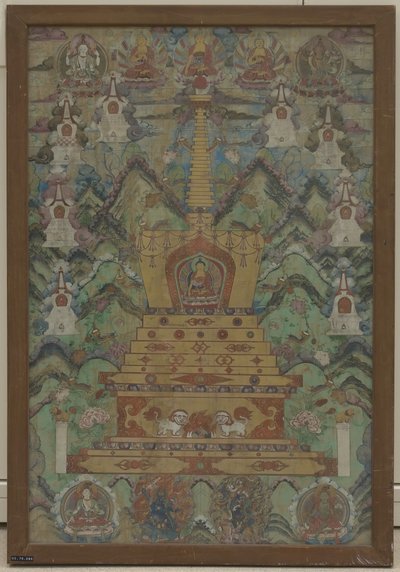 Bir Stupa İçinde Buda, 16-17. yüzyıl. by Unbekannt