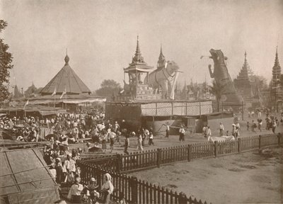 Budist Ölü Yakma Sahnesi. - Bir Phoongyi-byan, 1900. by Unbekannt
