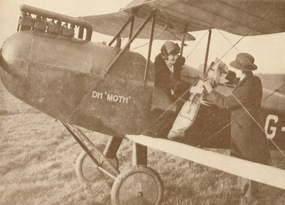 Küçük 27-60 HP Güve Hafif Düzleminde Golf Bağlantılarına Hava Yoluyla, 1927 by Unbekannt