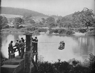 La Colle, Penn, c1897 yakınlarındaki Teleferik. by Unbekannt