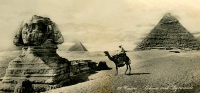 Kahire - Sfenks ve Piramitler, c1918-c1939. by Unbekannt